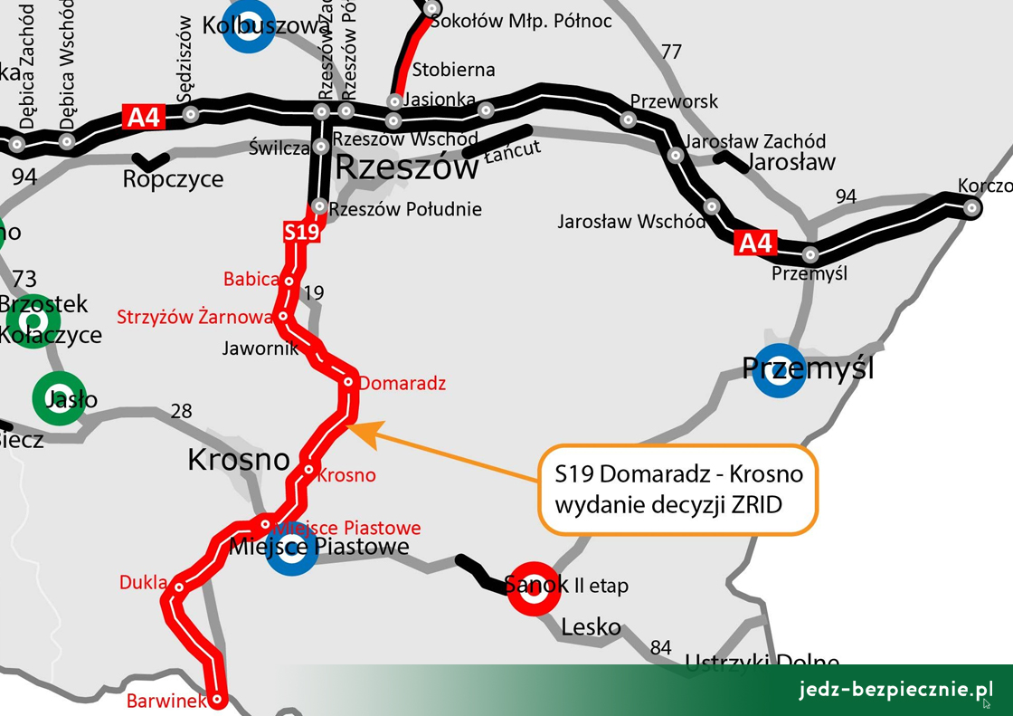 Droga ekspresowa S19 – start budowy Domaradz - Krosno, województwo podkarpackie | Jedź Bezpiecznie